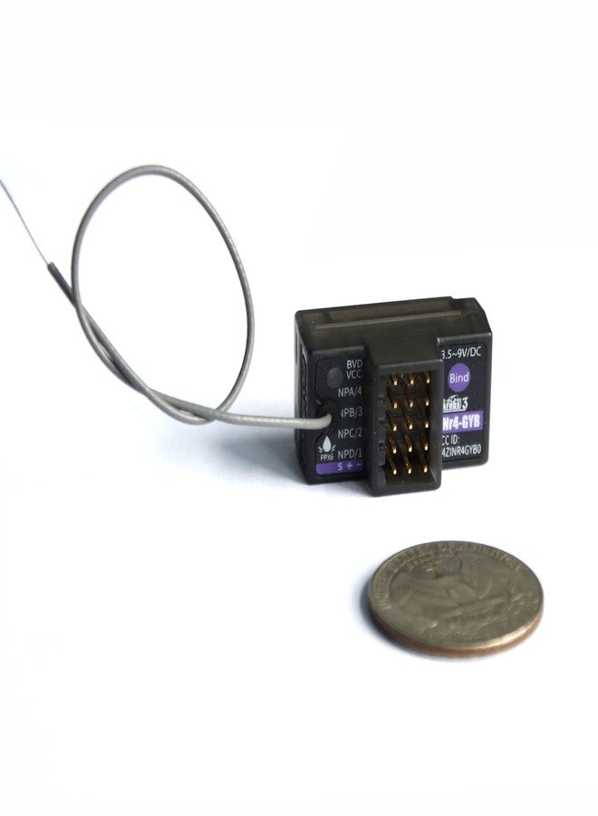 HOBBYMATE Flysky INr4 Gyro Receiver 4 Channels, for Flysky NB4, NB4+, Noble Lite, Noble Pro Radio Transmitter AFHDS 3 - Image 2